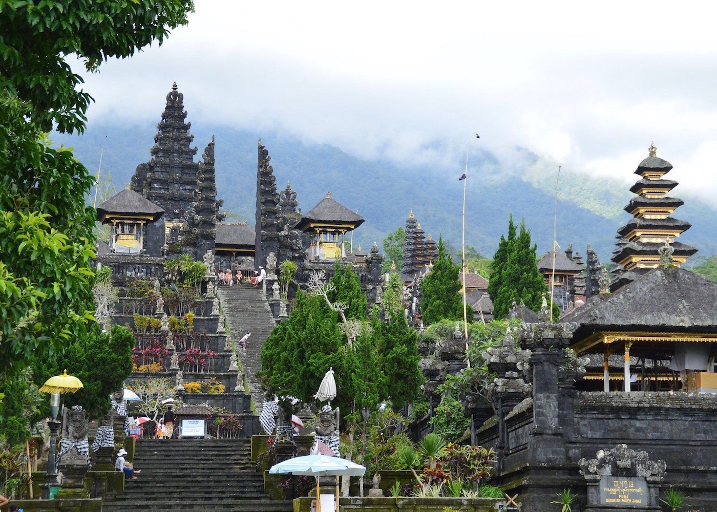 Pura Besakih - one of the most important Hindu temples in Bali, Indonesia