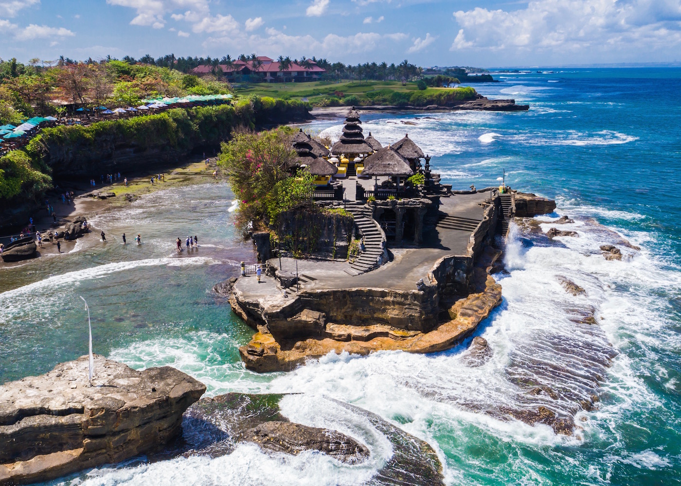 Pura Tanah Lot Temple in Tabanan, West Bali, Indonesia
