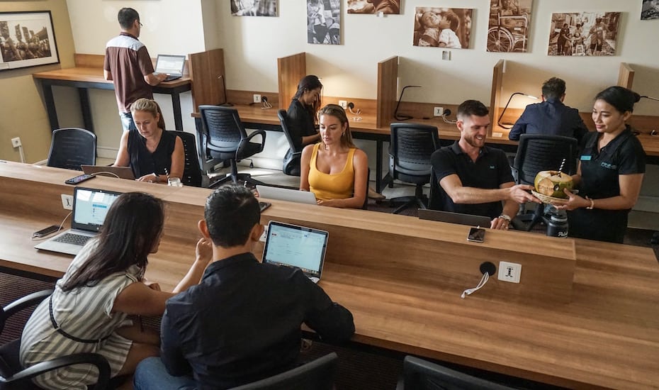 Finns Rec Club - a coworking space for digital nomads in Berawa Canggu, Bali, Indonesia