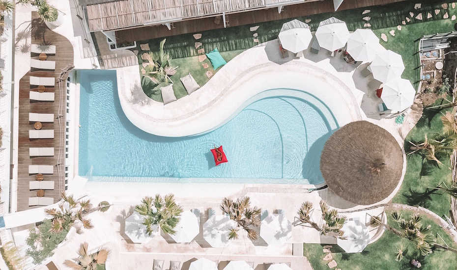 The beach replica in the heart of Canggu Villa Accommodation - one of the best hotels in Canggu Bali