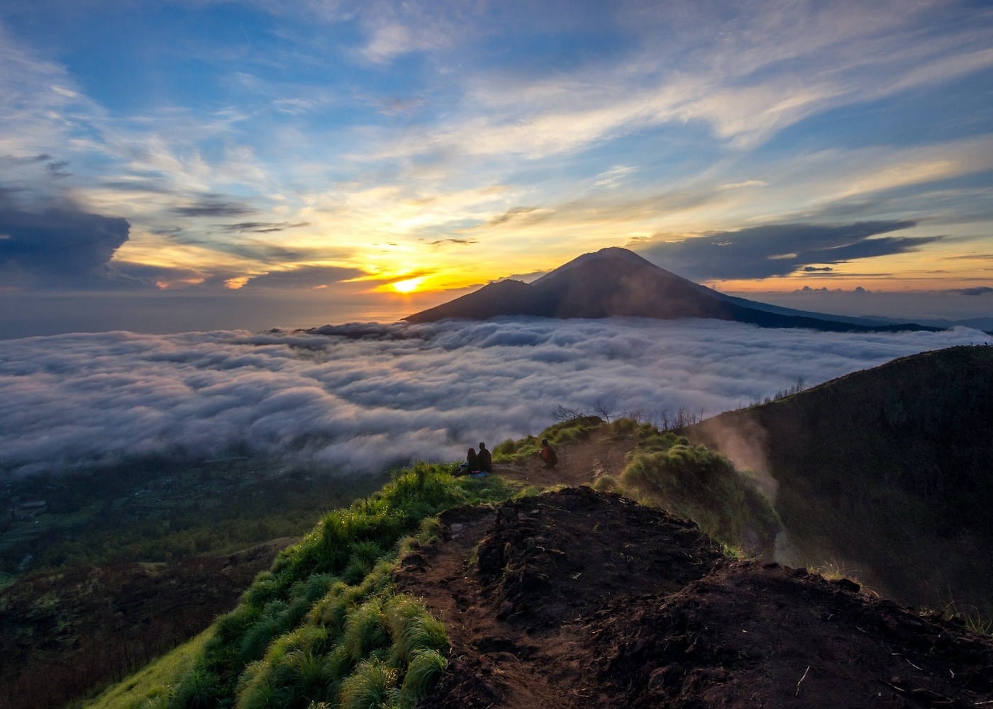 Sunrise hike at Mount Batur in North Bali - one of the best things to do in Bali Indonesia in the outdoors