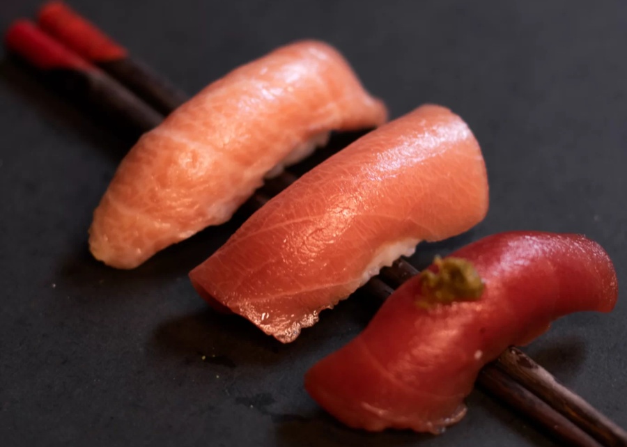Nigiri sushi at Sushi Koen Japanese restaurant in Seminyak, Bali