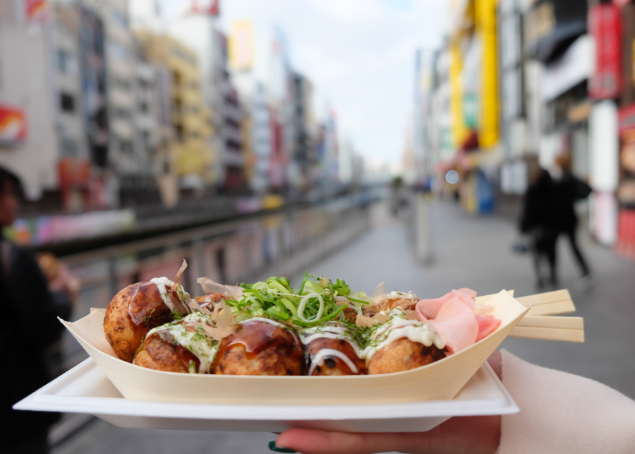 dotonbori osaka food | takoyaki