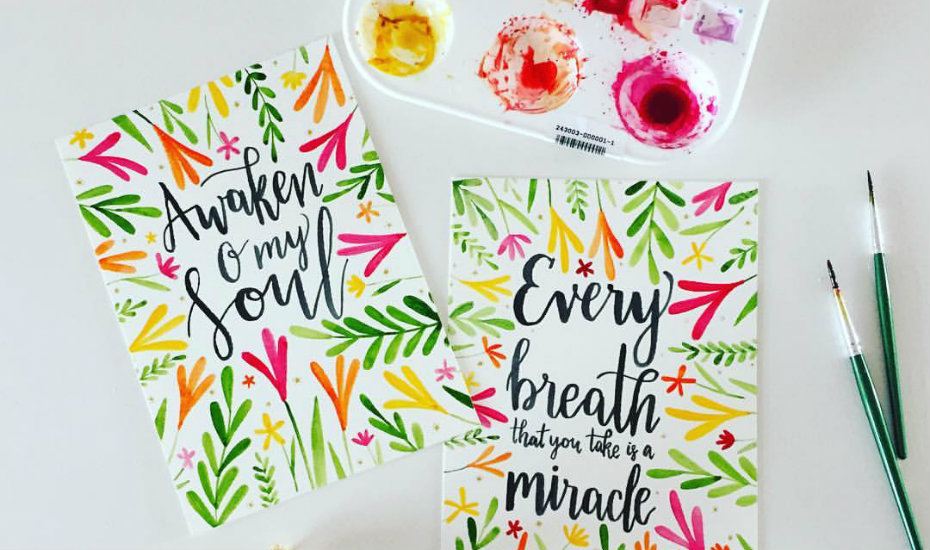 Creative workshops: watercolour painting | Craft workshops in Singapore