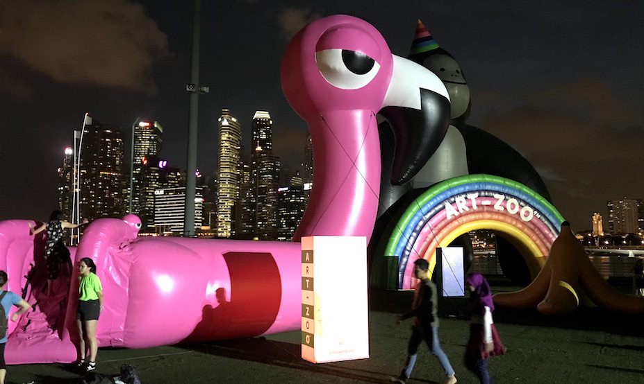 The Flamingo at Art-Zoo