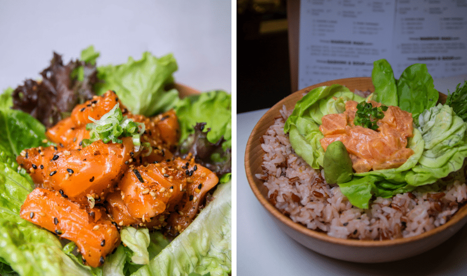 Healthy food in Singapore: Salmon Samurai