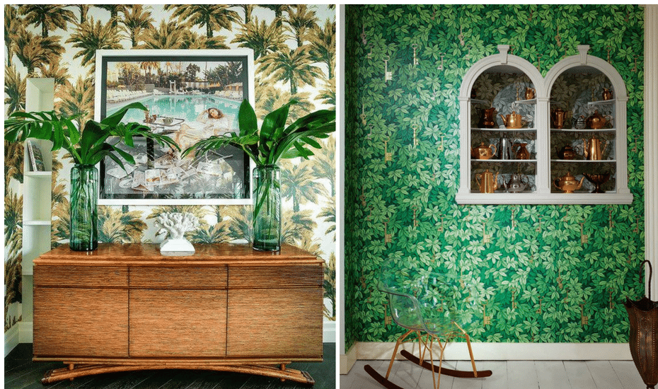 Home Decor Trends | Leafy Decor | Botanical Home Decor | Botanical Wallpaper