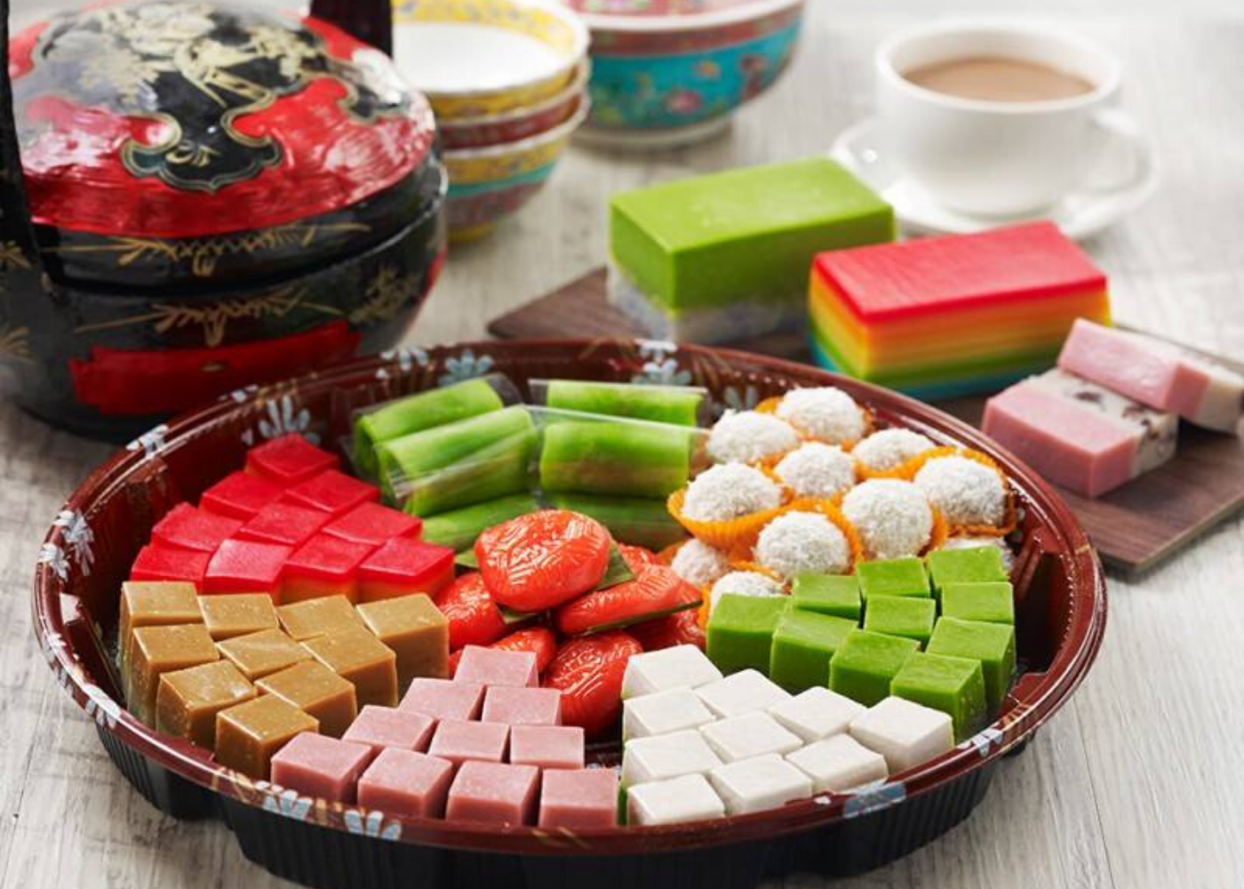 harrianns nonya table | kueh in singapore