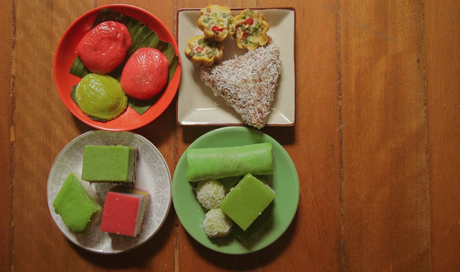 Kueh in Singapore is colourful and full of surprising flavours.