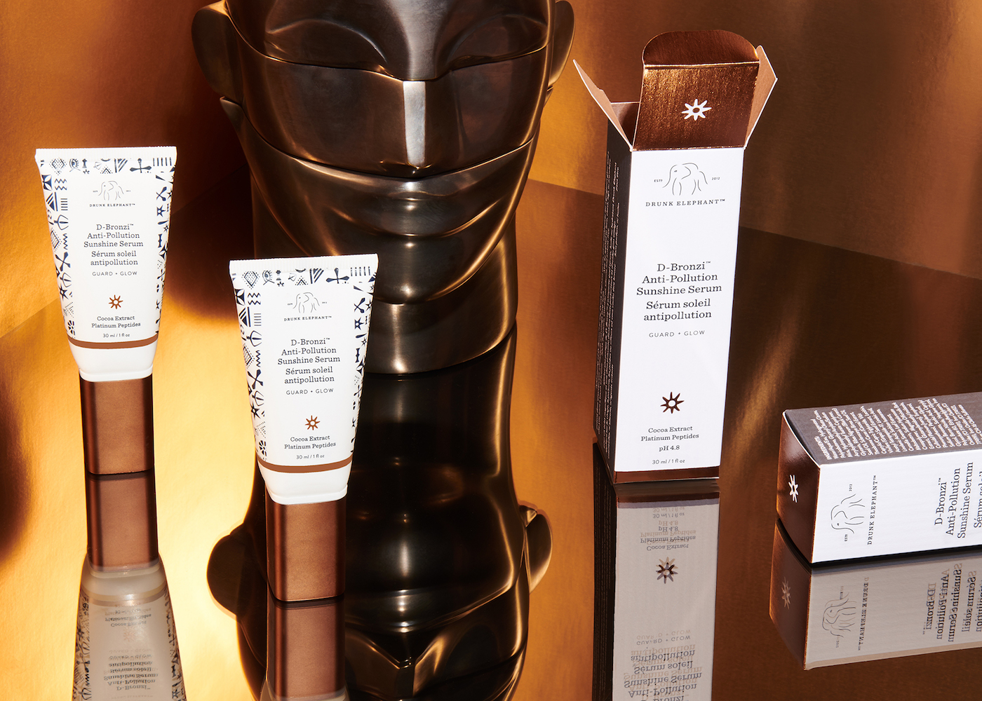 Best beauty buys for the month. Drunk Elephant's D-Bronzi Anti-pollution drops