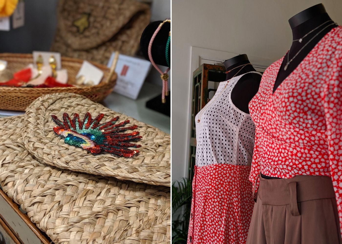 Colourful outfits and accessories at The WYLD Shop Joo Chiat