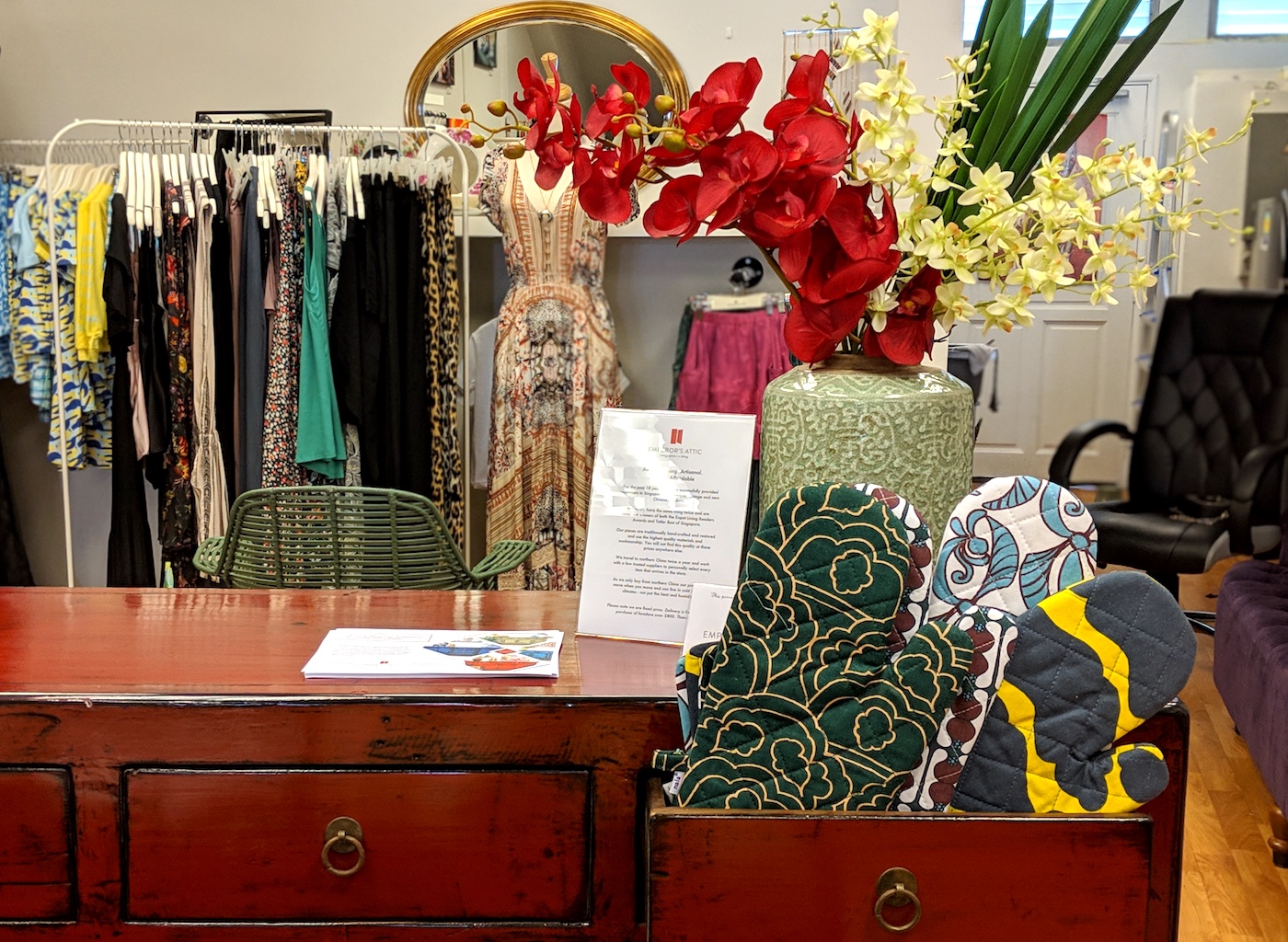Colourful furniture by Emperor's Attic is now available at the WYLD Store Joo Chiat