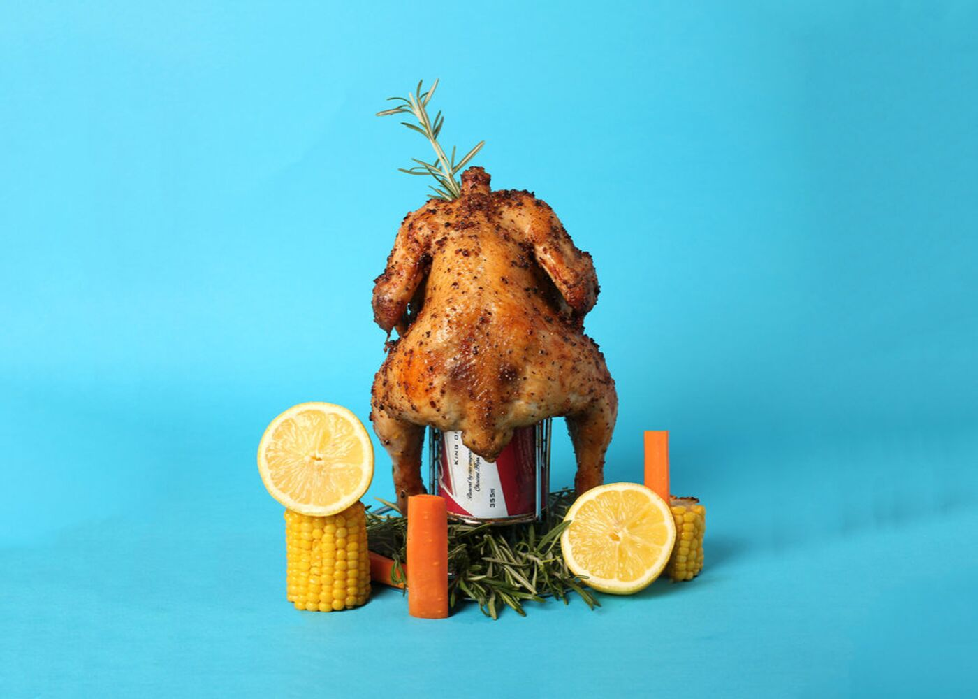 OverEasy's beer can chicken