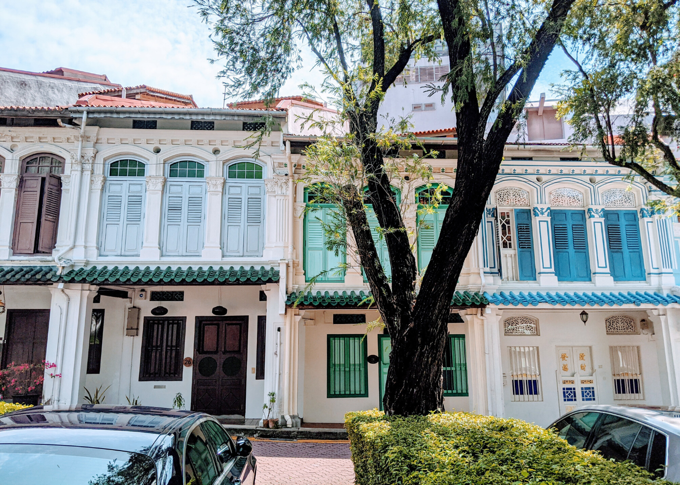 Peranakan shophouses in Singapore | Guide to Emerald Hill