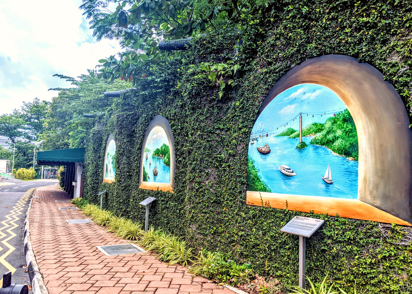 Our guide to Fort Siloso: Go mural spotting!