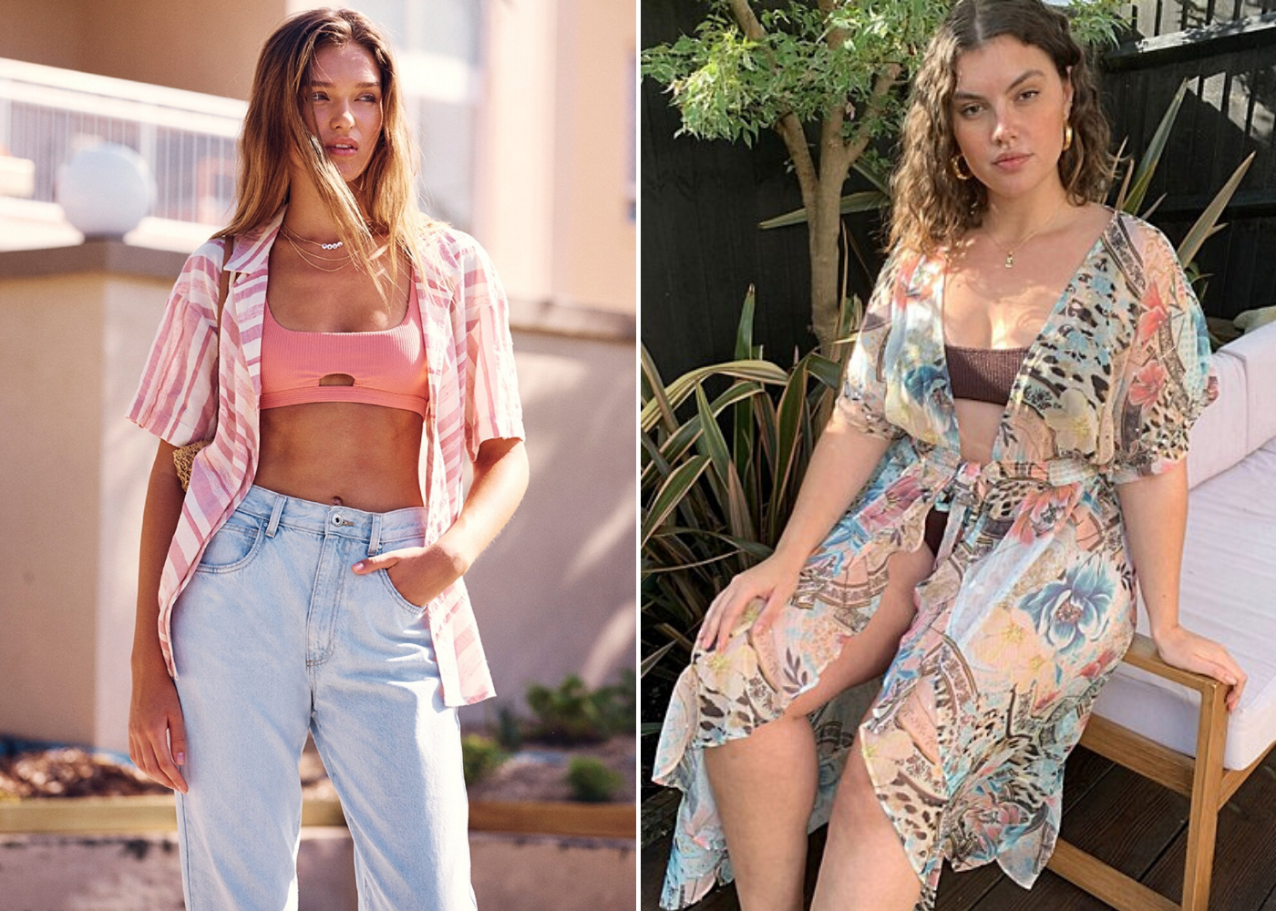 Tropical vacay vibes | Stay-in outfits for lounging around the house