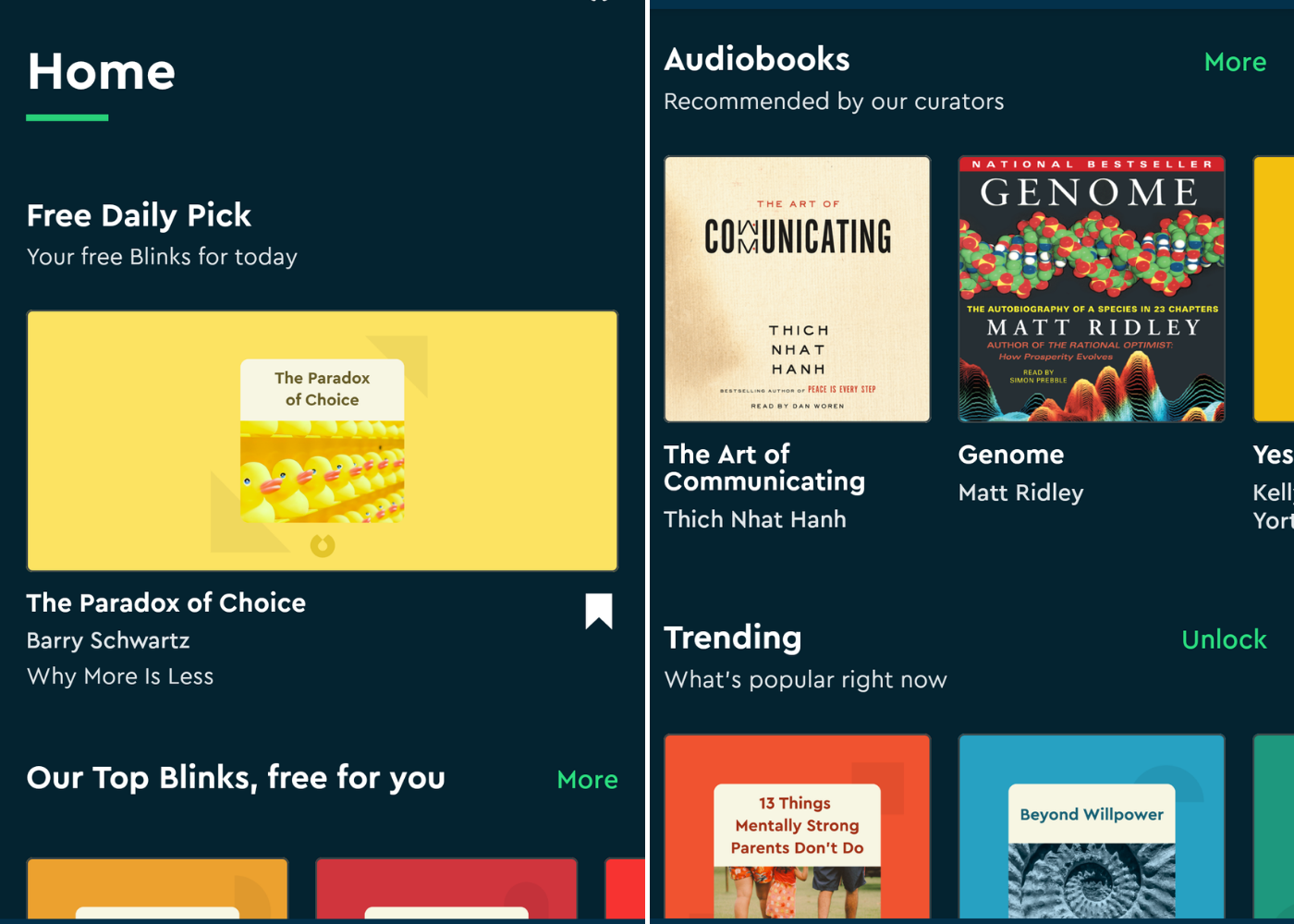 Best audiobook subscription apps: Blinkist