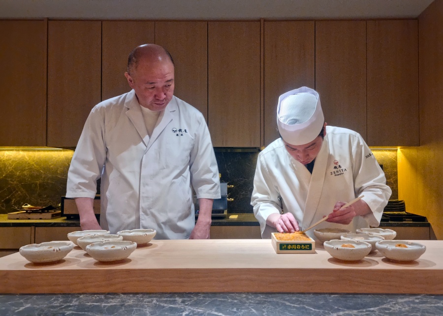 Zeniya Singapore's chefs at work | New restaurants and menus in Singapore 2025
