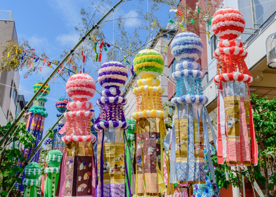 japan festival sendai tanabata festival