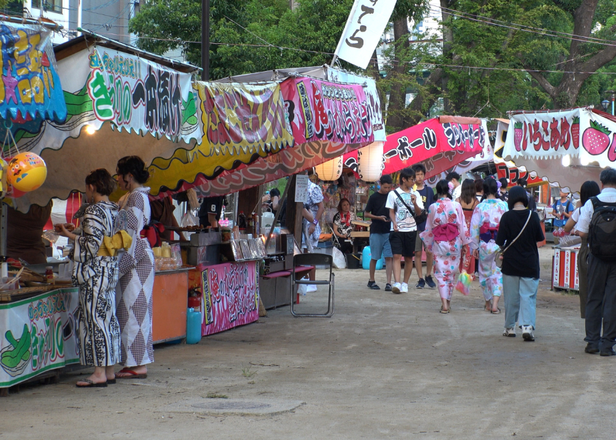 japan festivals food stalls