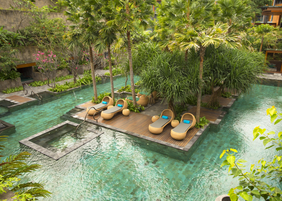 hotel indigo seminyak beach secret garden pool